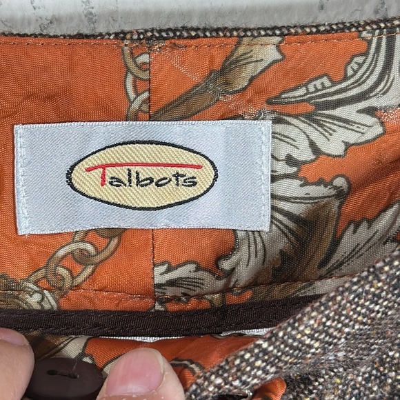 (W2) Talbots vintage Woven Silk and Wool Blend Dress Pants
Lined Women's Size 12 - Picture 3 of 13
